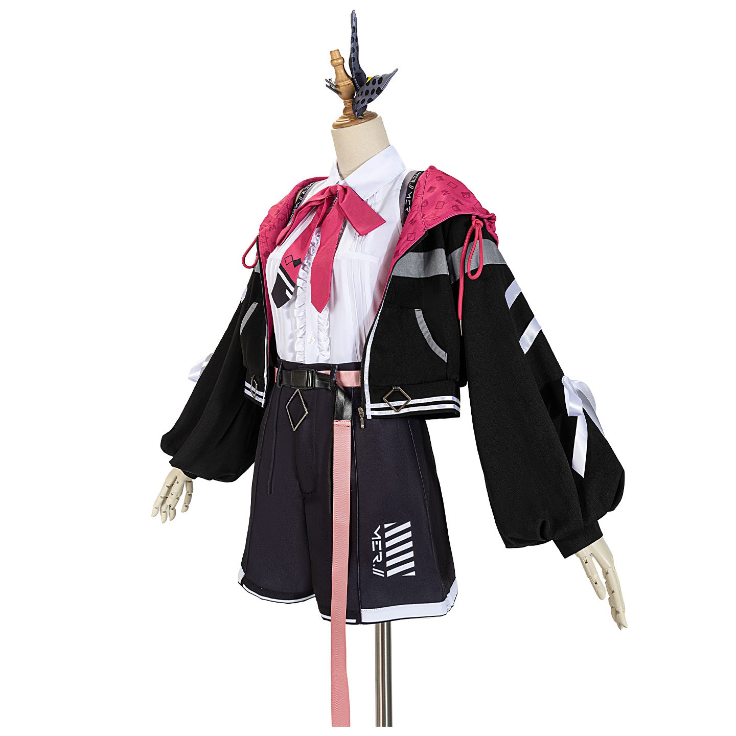VTuber Rainbow Society Kurumochi Mero 2D Cosplay Anime Game Costume - Halloweez