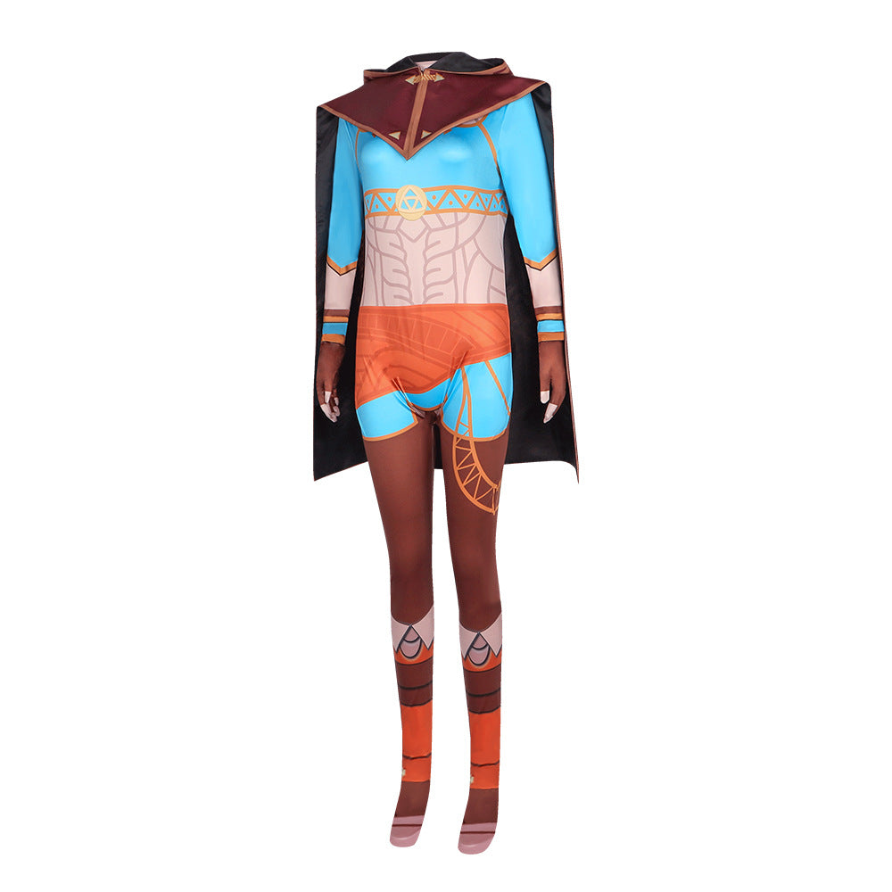 Zelda cosplay costume Breath of the Wild Princess Zelda cos Halloween role play costume - Halloweez