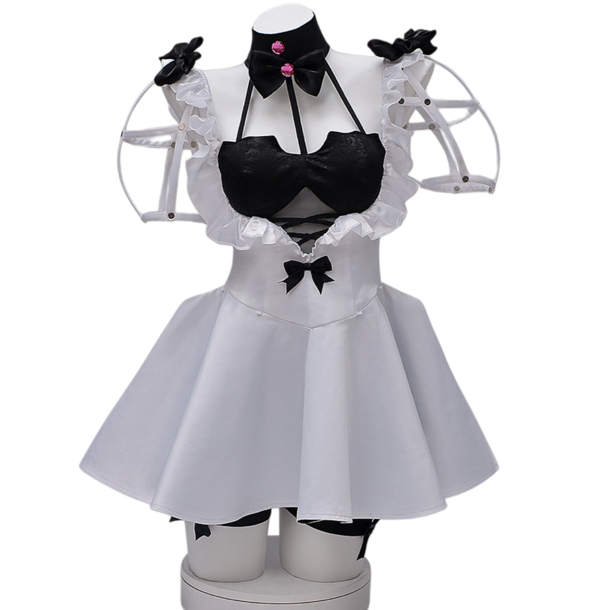 Nacha Original Skin Cosplay Costume Full Set - Popcorn Anime Endless Journey Cosplay Outfit for Halloween, Conventions, and Cosplay Events