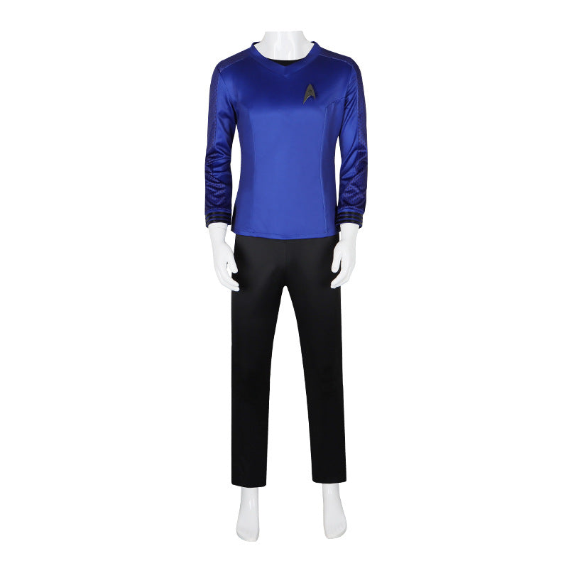 Star Trek Strange New World Enterprise Spock Costume for Halloween Cosplay Role Play - Halloweez