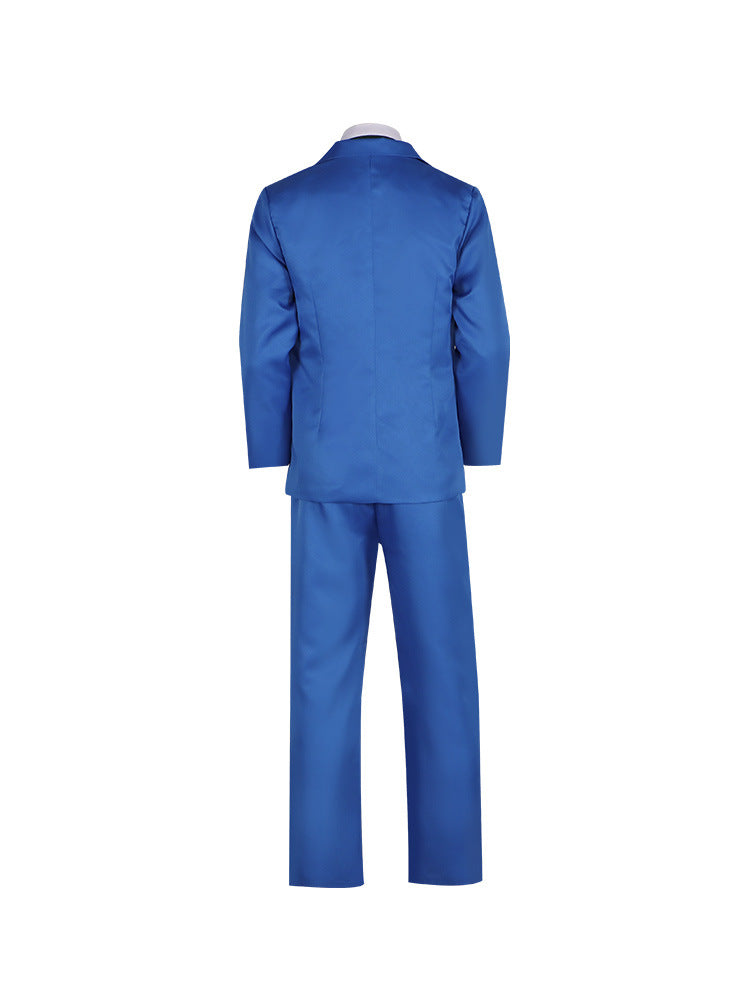 Detective Conan Kudo Shinichi Mouri Ran Cosplay Costume Full Set - High School Uniform - Halloweez