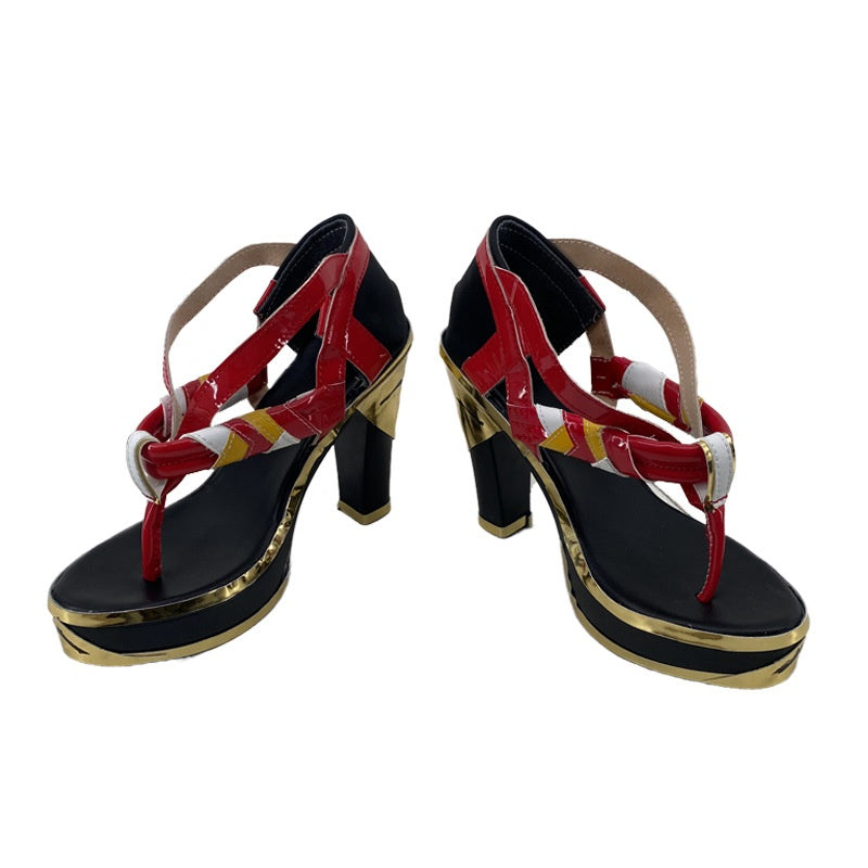 1404 Honor of Kings Mai Shiranui Cosplay Shoes for Anime Conventions and Performances - Halloweez