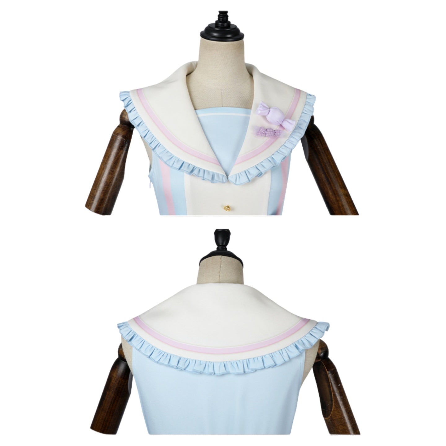 Shugo Chara! Sanrio Official Amu Hinamori Lolita Cosplay Costume - Halloweez
