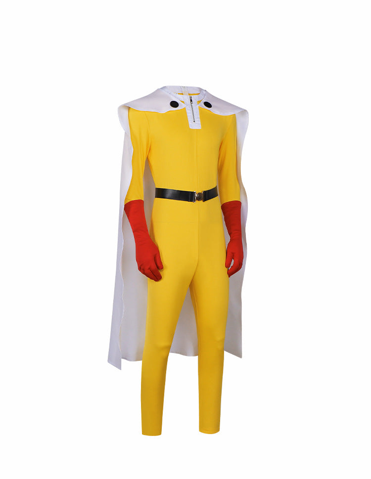 One Punch Man Saitama Fubuki Cosplay Costume - Premium Anime Role Play Outfit for Comic Con & Halloween - Halloweez