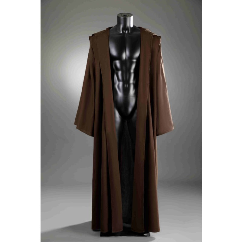 Halloweez Obi-Wan Kenobi Cosplay Costume - Full Set Including Robe and Cloak for Halloween - Halloweez