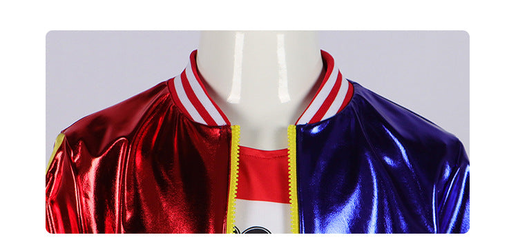 Suicide Squad Harley Quinn Cosplay Costume for Adults and Kids Halloween Performance - Halloweez