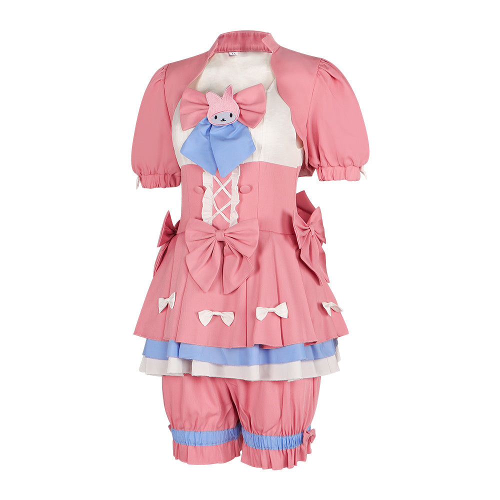Identity V Cosplay Costume Collaboration Sanrio Cheerleader Kuromi Game Role-Playing Outfit