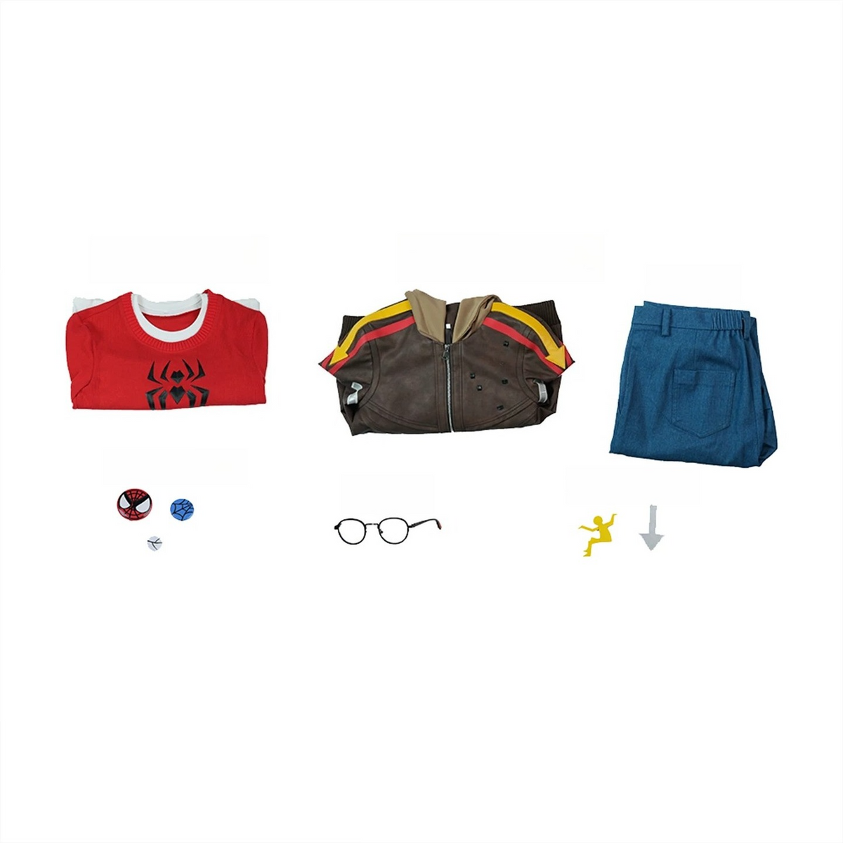 Spider‑Man Peter Parker Photographer Cosplay Costume,Custom Made,Halloween&Comic Con