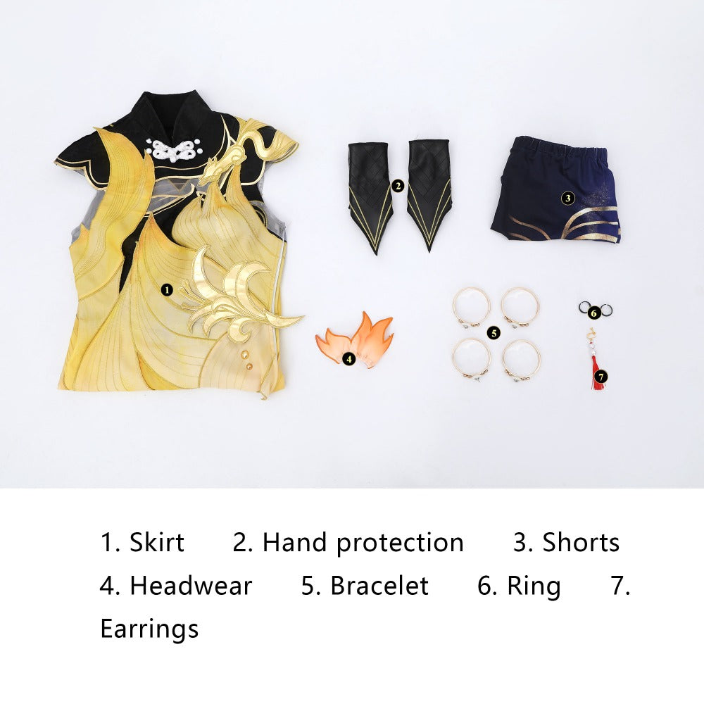 Naraka: Bladepoint Yulinglong Cosplay Costume - Game Character Dress - Halloweez