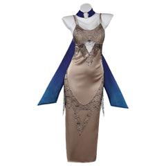 Endless Blue Hawk Cosplay Costume Full Set Game Anime Cosplay Dress Outfit for Halloween Party Convention - Halloweez
