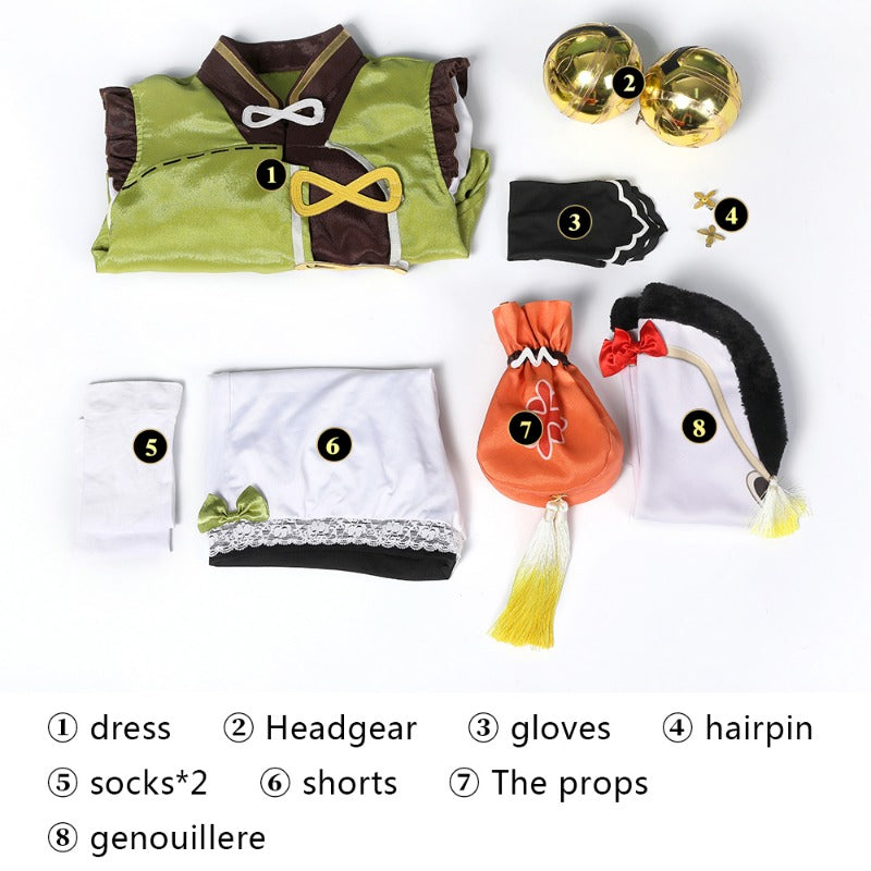 Halloweez Cosplay Costume - Halloween Carnival Outfit with Wig & Knapsack for Women & Kids