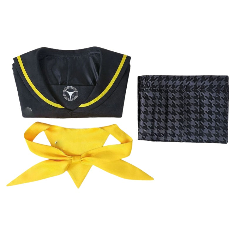Persona 4 Golden Rise Kujikawa Cosplay Costume School Uniform