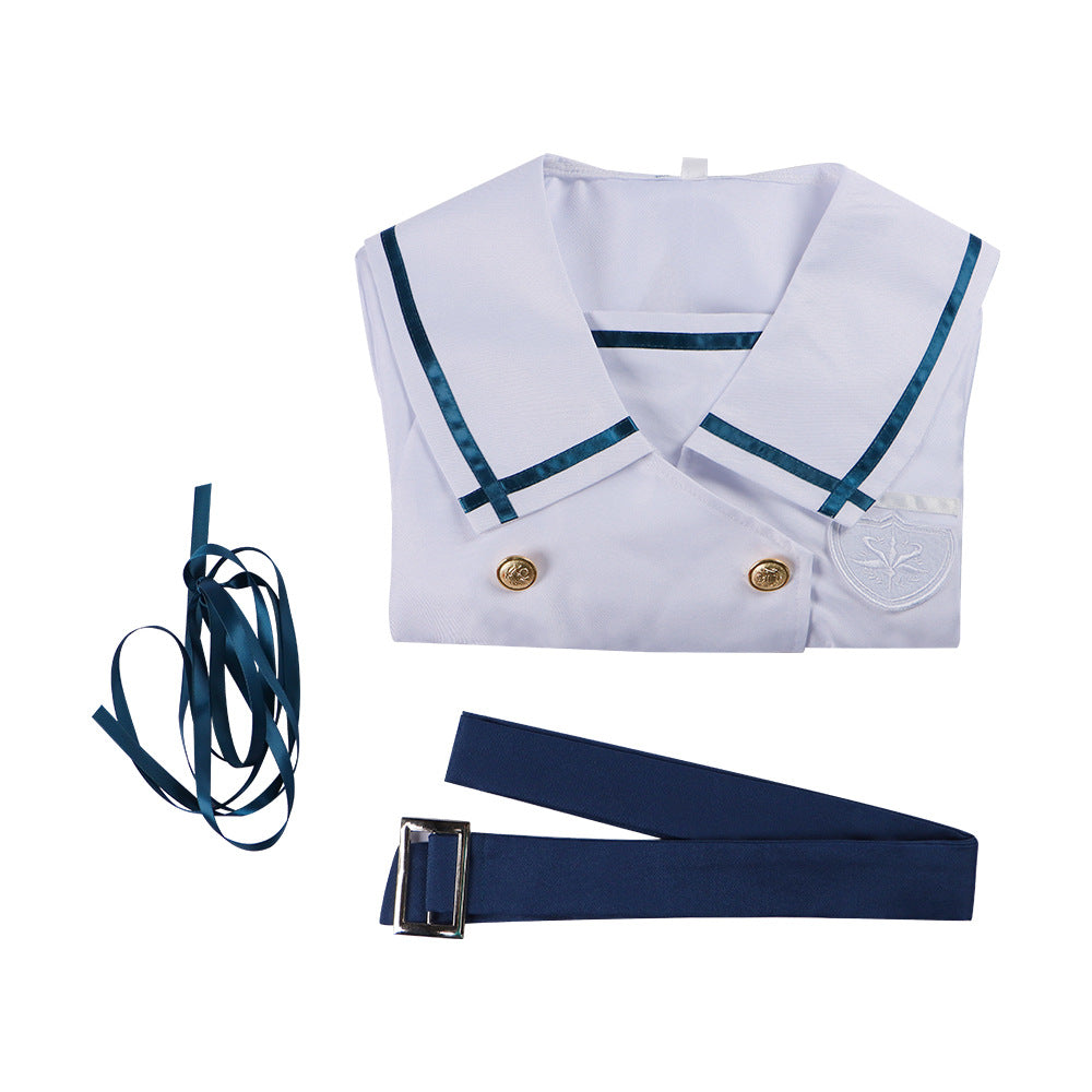 Wakaba Mutsumi Cosplay Costume BanG Dream! Ave Mujica Anime School Uniform JK Outfit - Halloweez