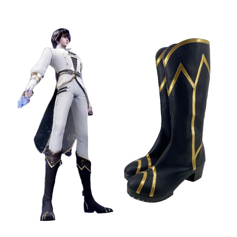 1437 Throne of Seal Long Haochen Cosplay Shoes for Anime Conventions - Halloweez
