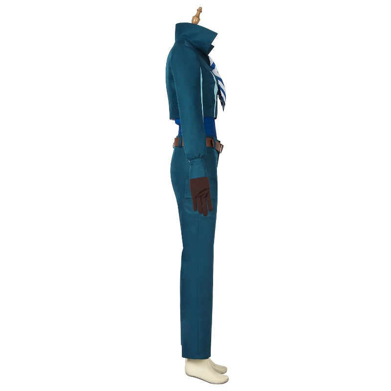 Disfraz de cosplay del quinto uniforme de Symphogear de Tsubasa Kazanari para Halloween