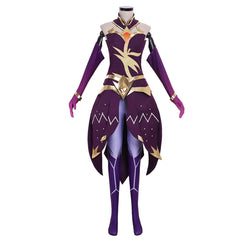 Stunning Luxanna Crownguard Cosplay Costume | The Lady of Luminosity Battle Outfit from Halloweez