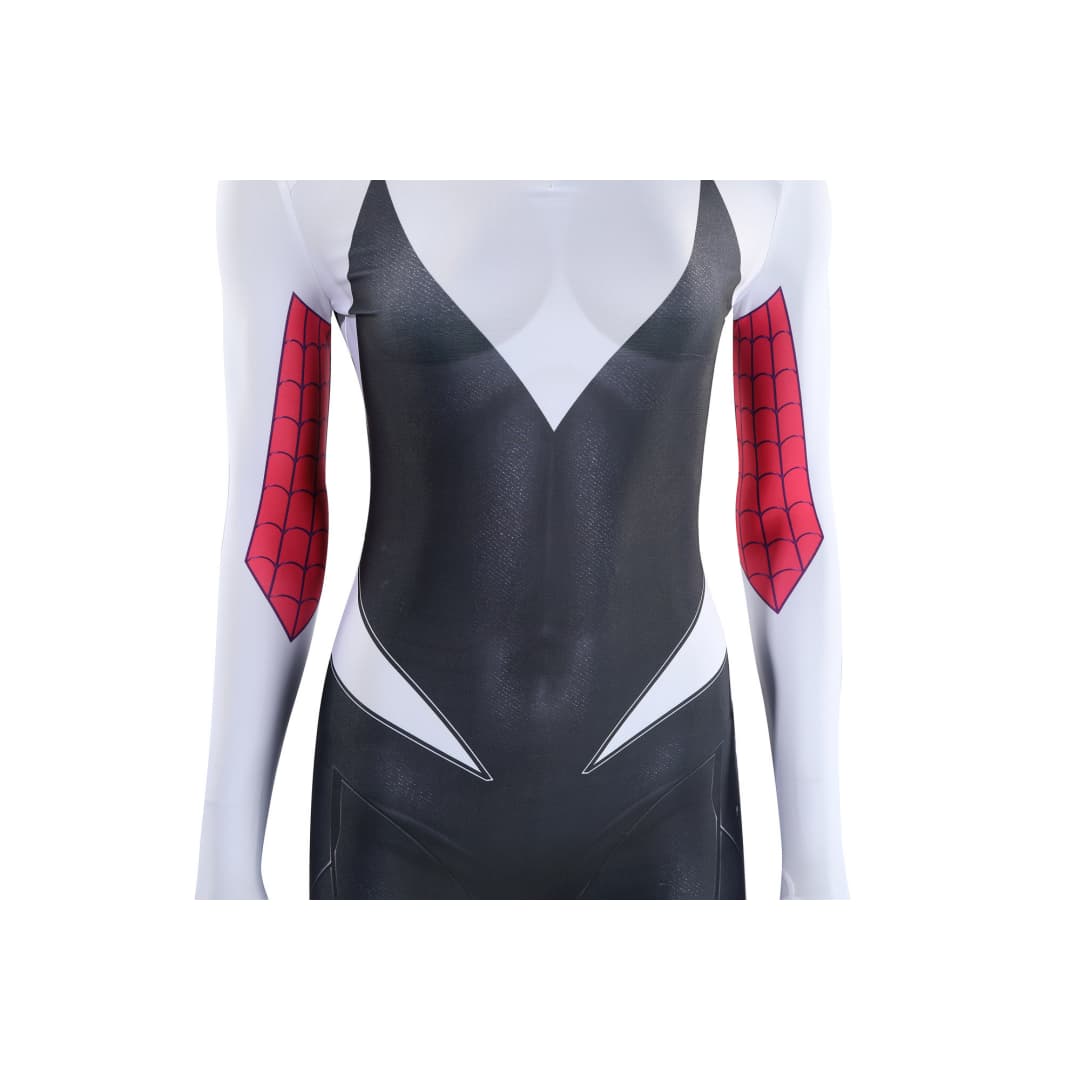 Spider-Man: Across the Spider-Verse Gwen Stacy Ghost-Spider Cosplay Costume - Halloweez