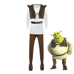 Shrek and Princess Fiona Couple's Costume Set | Movie Cosplay Outfits - Halloweez