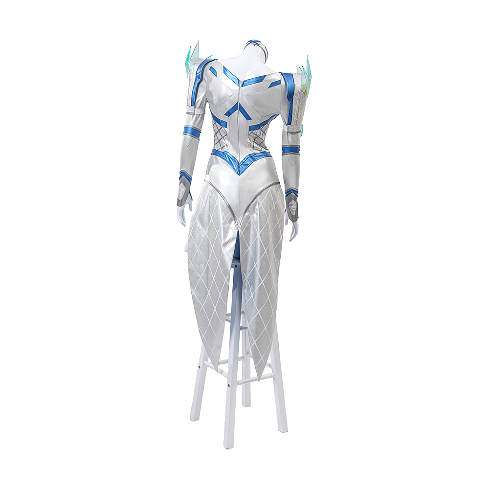 Marvel Rivals Emma Frost Cosplay Costume, White Queen Full Set Anime Game Outfit for Women Halloween Party Cosplay - Halloweez