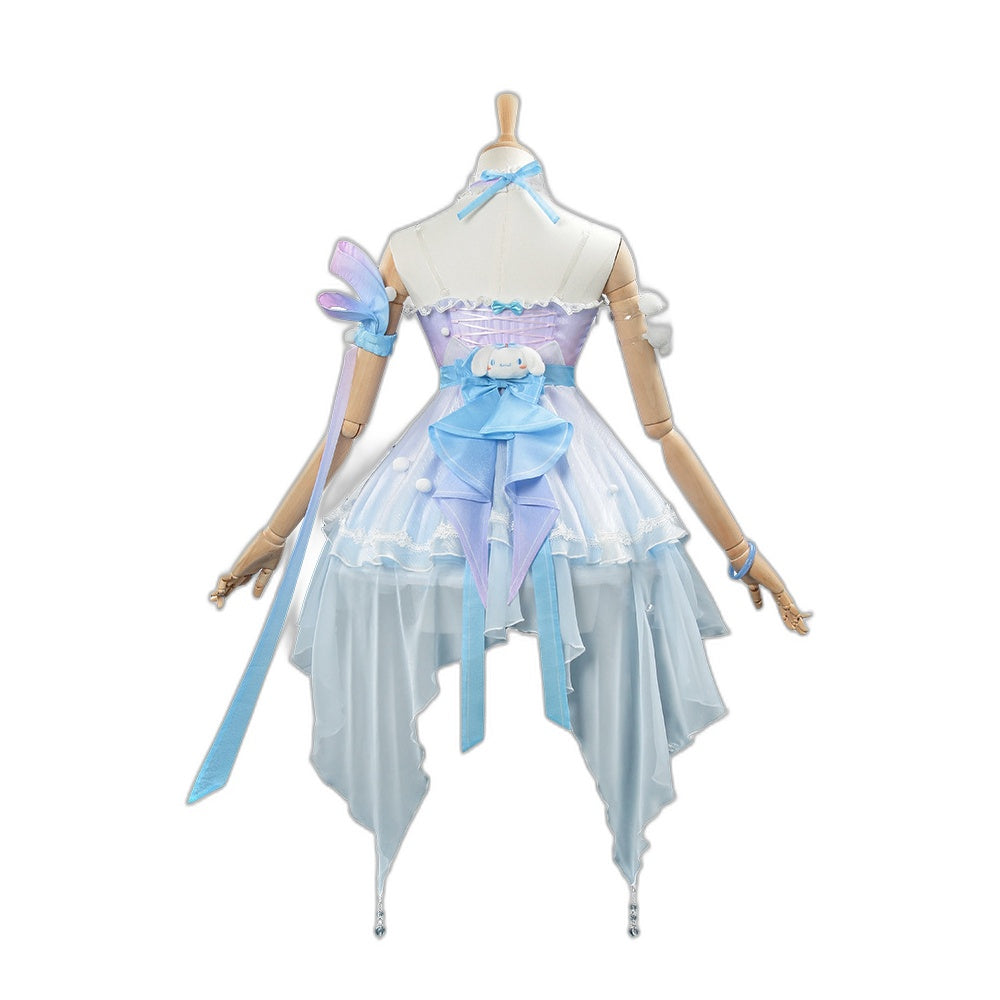 Cinnamoroll Dream Yao Cosplay Costume Sanrio Collaboration Anime Cosplay Outfit Full Set - Halloweez