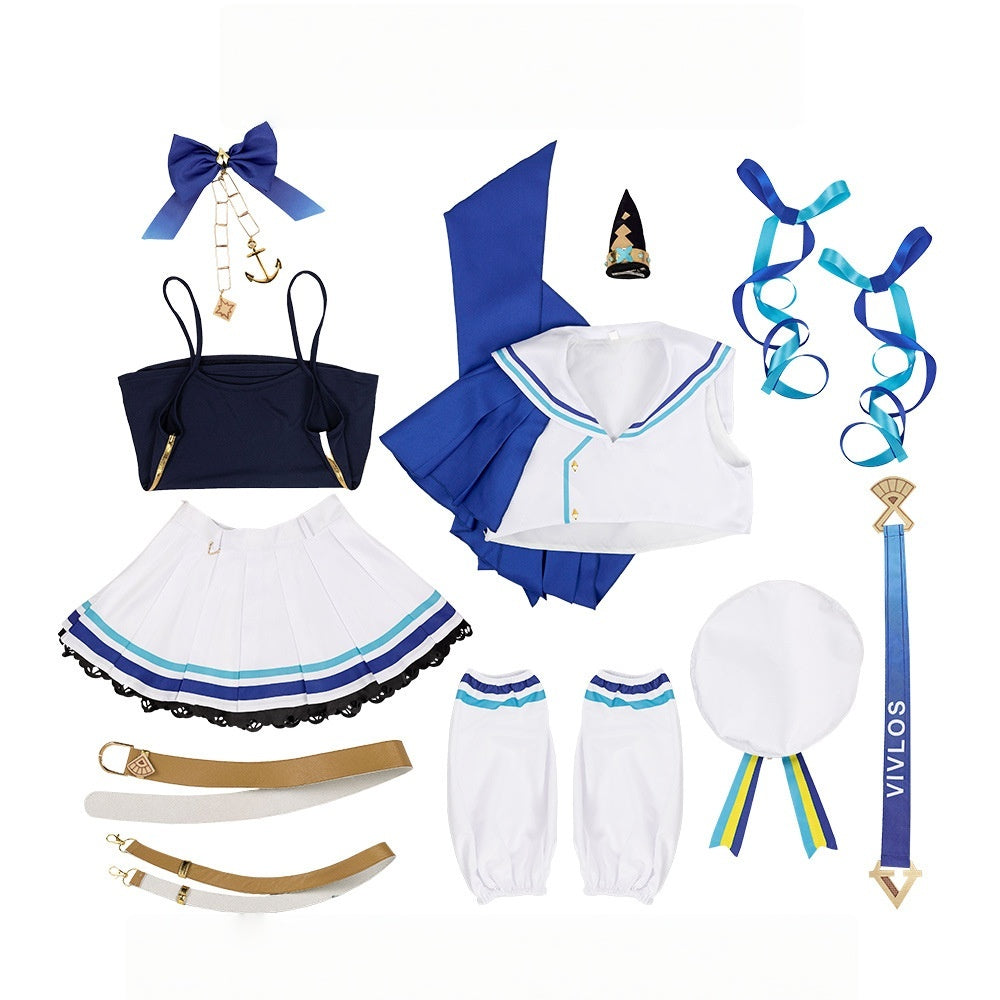 Vivlos Pretty Derby Anime Cosplay Costume for Girls - Strong Attack Pretty Derby - Halloweez