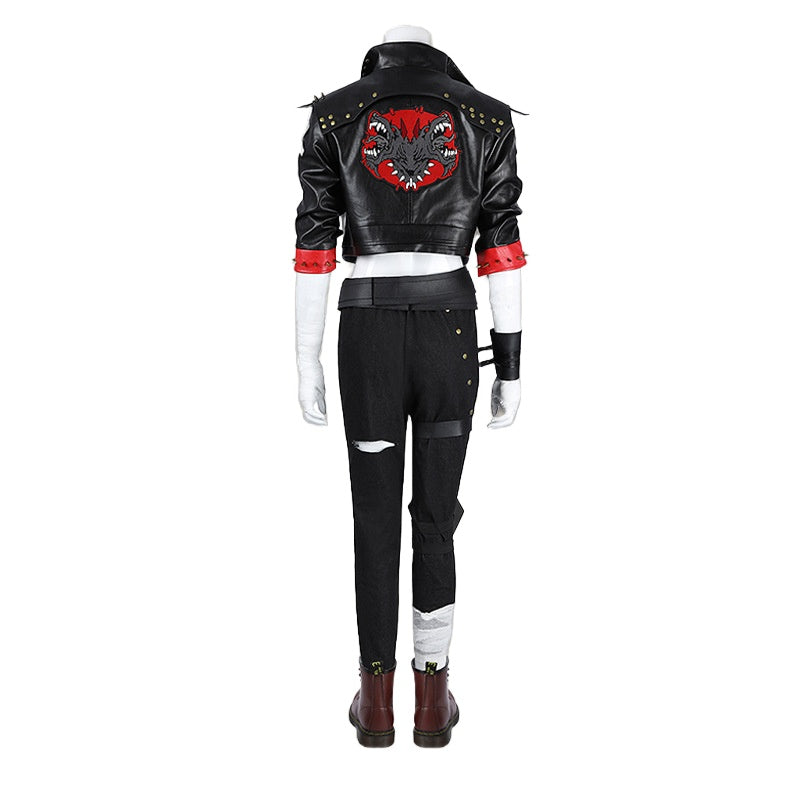 Arcane Vi Cosplay Costume League of Legends Piltover Enforcer Halloween Outfit