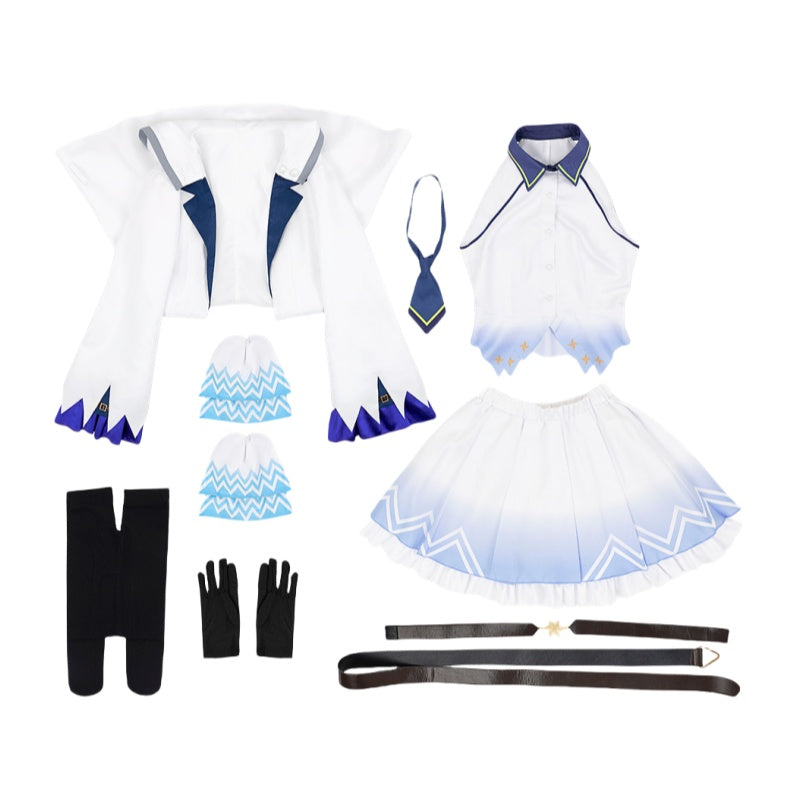 Uma Musume Mejiro Dober Cosplay Costume White Dress Set Anime Game Outfit - Halloweez