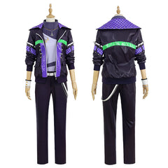 Virtual Idol Nijisanji Suit VTuber Fuwa Minato Cosplay Costume Set - Halloweez