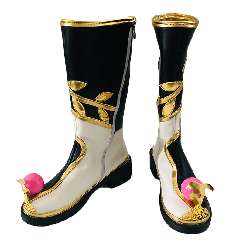 Food Fantasy Fortune Shrimp Cosplay Shoes Anime High Heels for Cosplay Events - Halloweez