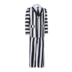 "Beetlejuice The Ghost With The Most Cosplay Costume - Halloween Performance Outfit"