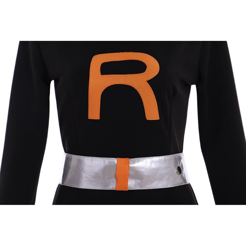 Disfraz de Grunt del Equipo Rocket para Halloween para hombre: destaca como un villano de Pokémon