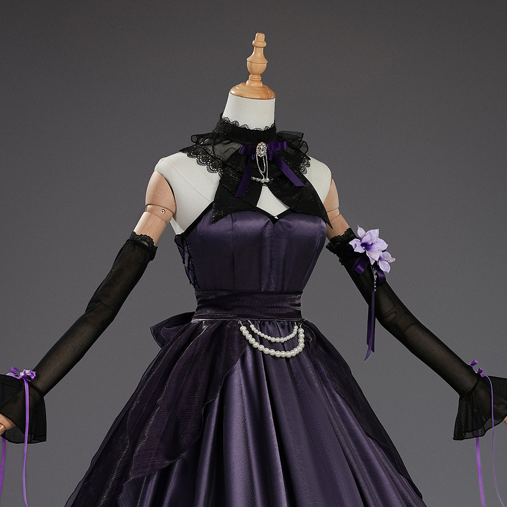 Official Dragon Raja: Cassel's Gate Yamashita Erii (Tsukuyomi) Cosplay Costume Full Set for Women - Halloweez