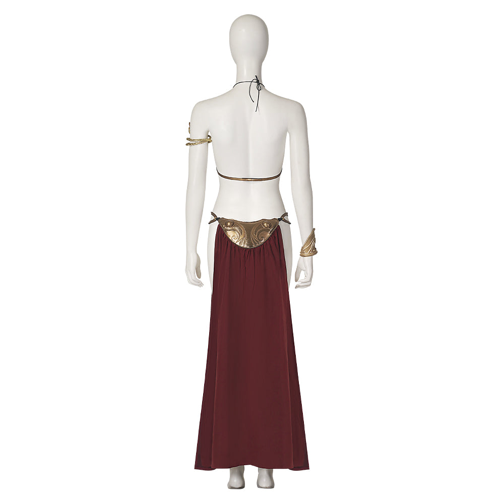 Halloweez Princess Leia Slave Girl Cosplay Costume – Timeless Look for Enthusiasts and Gatherings