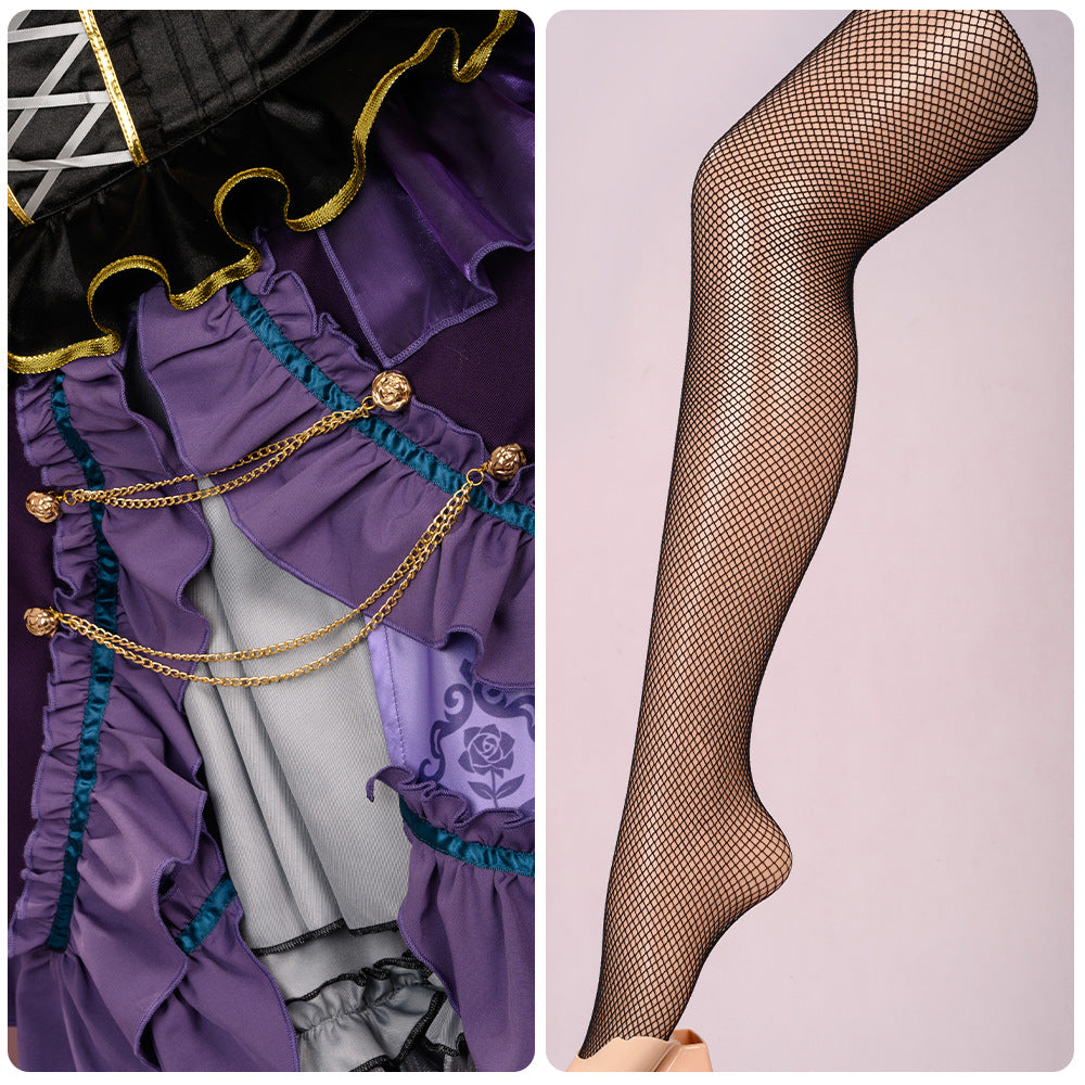 Bangdream Roselia Platinum Rinko 2D Cos Anime Game Costume Women's Outfit - Halloweez