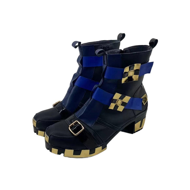 1393 Genshin Impact Tartaglia (Childe) Cosplay Shoes for Anime Conventions and Performances - Halloweez