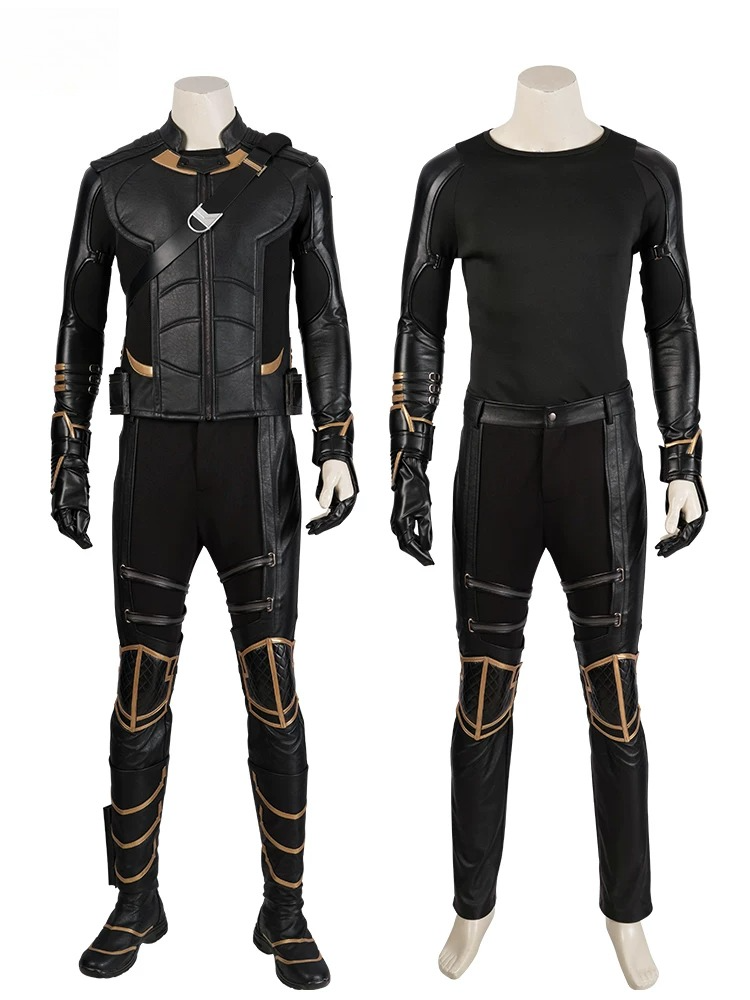 Avengers 4 Hawkeye Ronin Cosplay Costume, Samurai Style Warrior Outfit Full Set for Men - Halloweez
