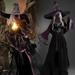Elden Ring Hermit Night's Reign Cosplay, Custom Game Outfit for Halloween & Comic Con