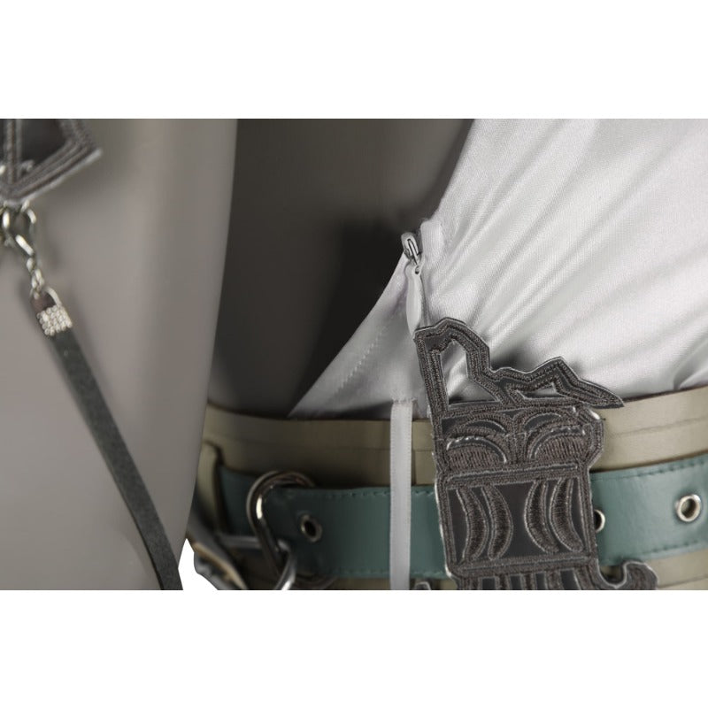 Halloweez Tifa Lockhart Cosplay - Alluring Skirt FF7 Rebirth Game Costume for Halloween & Stage