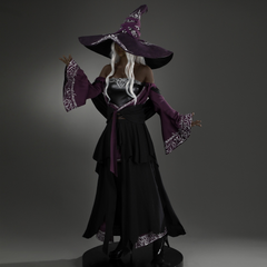 Elden Ring Hermit Night's Reign Cosplay, Custom Game Outfit for Halloween & Comic Con
