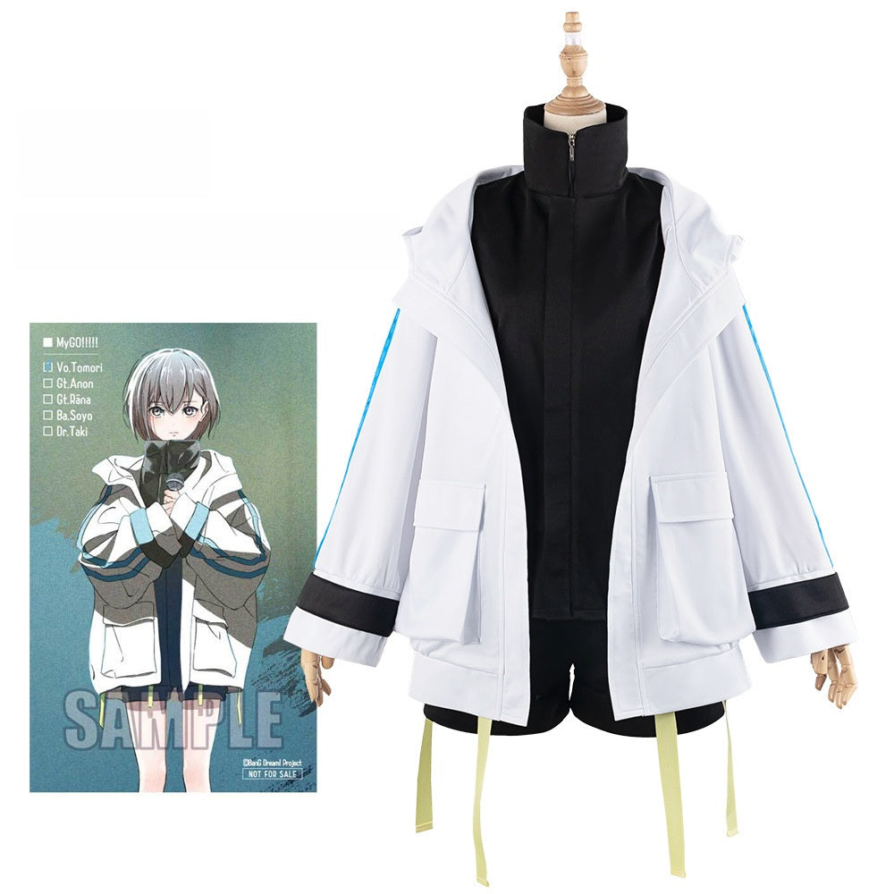 BanGDream MyGO Takamatsu Tomori 2D Cosplay Female Costume Set - Anime Cosplay Outfit - Halloweez