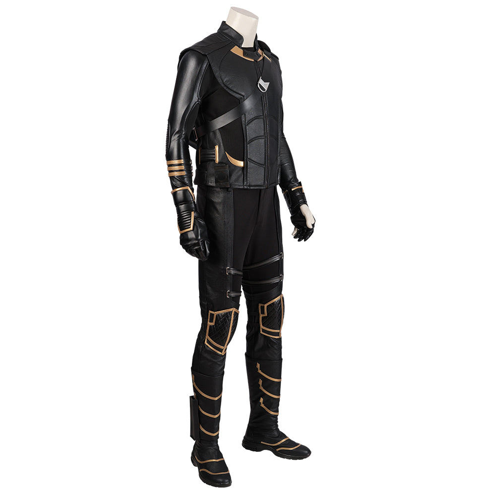 Avengers 4 Hawkeye Ronin Cosplay Costume, Samurai Style Warrior Outfit Full Set for Men - Halloweez