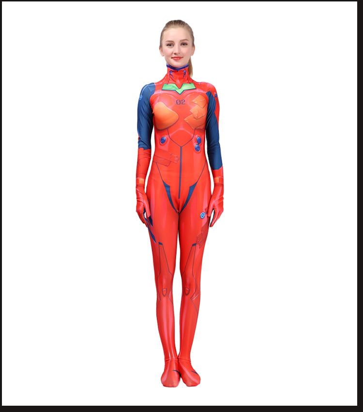 Rei Ayanami Asuka Langley Kaworu Nagisa EVA Cosplay Costume for Adults and Kids Halloween Performance