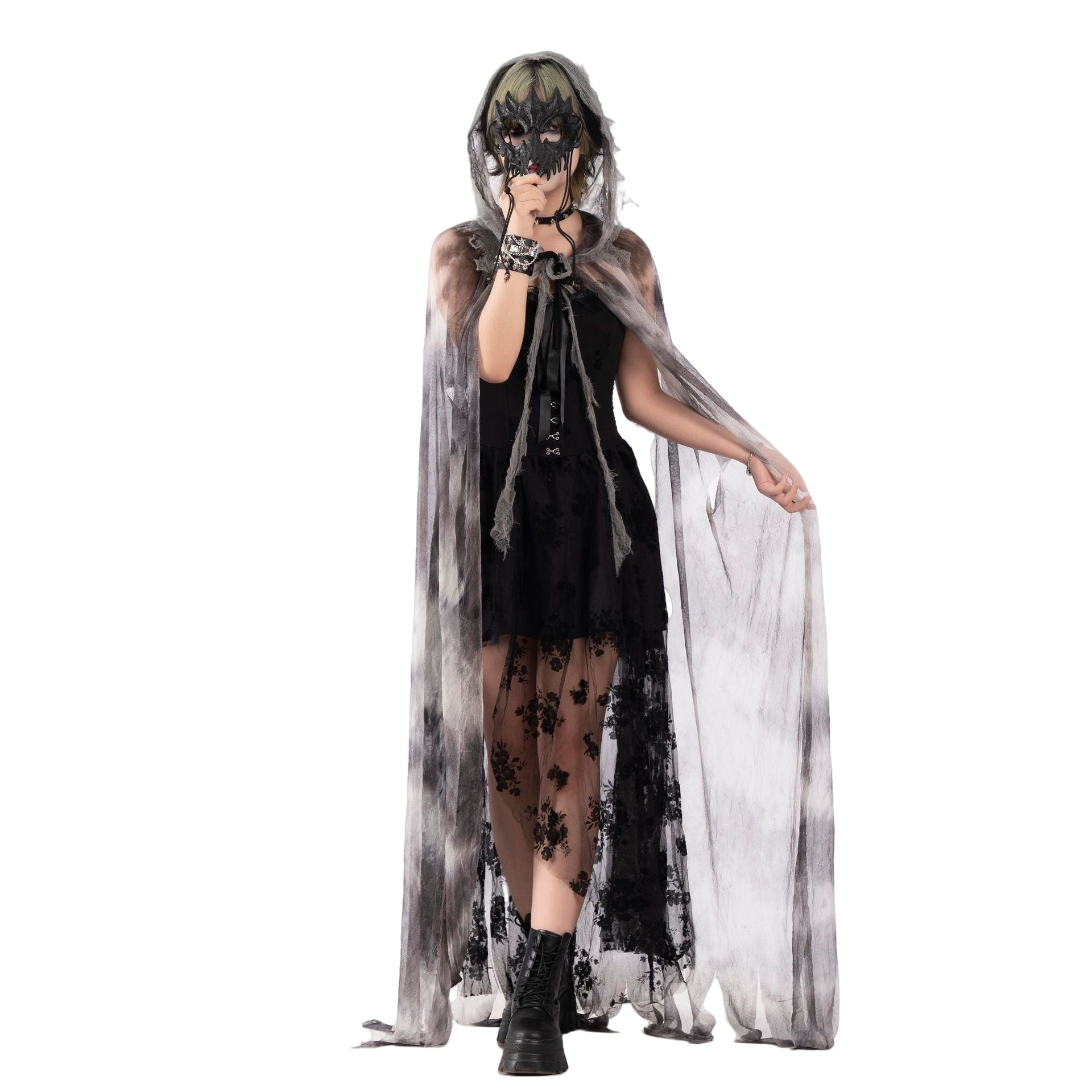Custom Dedicated Link Halloween Horror New Tie-Dye Wizard Robe Cloak COS Costume Prop - Halloweez