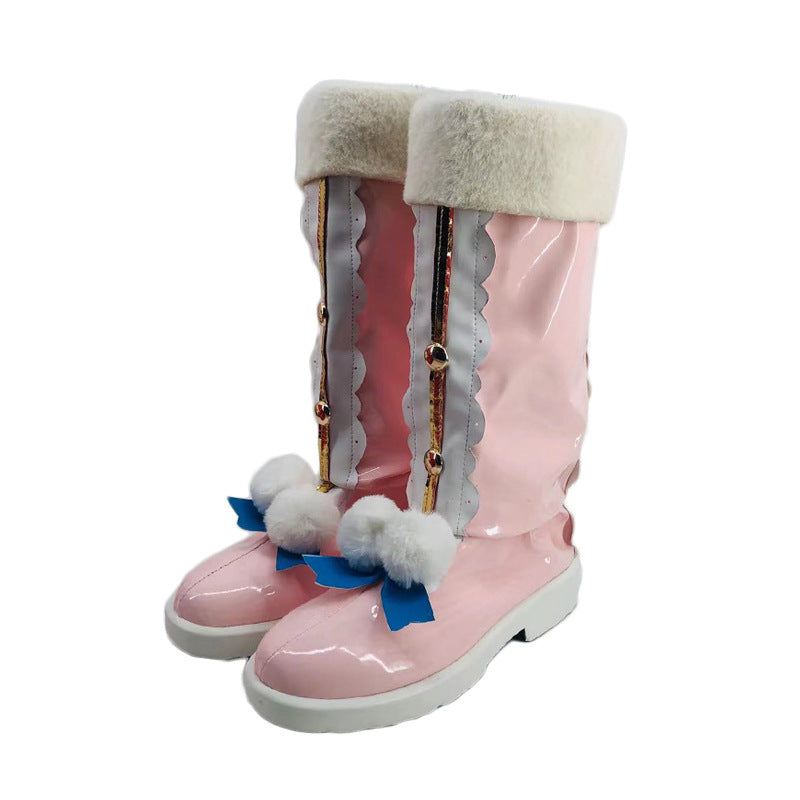 Hyperdimension Neptunia Rom and Ram Cosplay Shoes for Anime Conventions - Halloweez