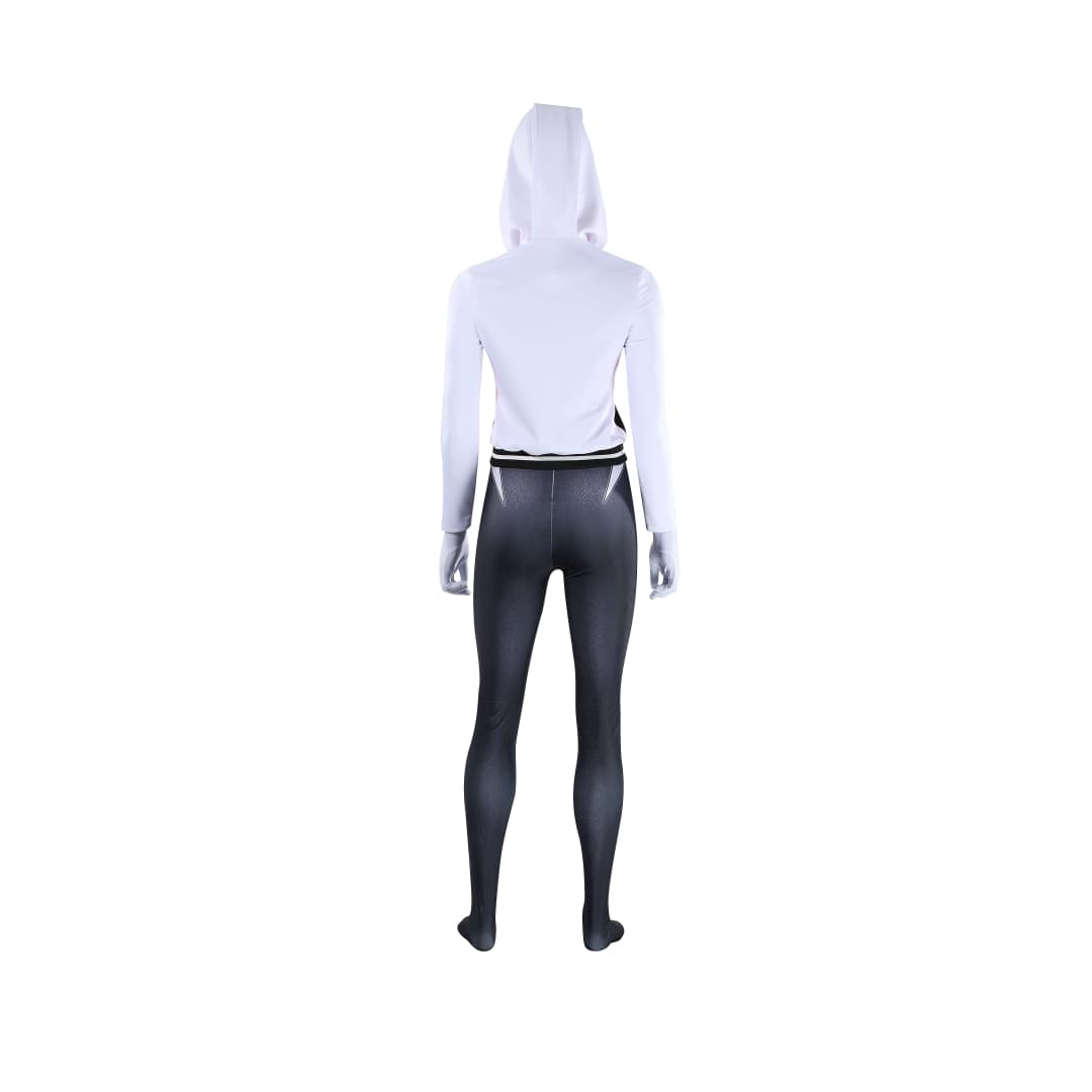 Spider-Man: Across the Spider-Verse Gwen Stacy Ghost-Spider Cosplay Costume - Halloweez