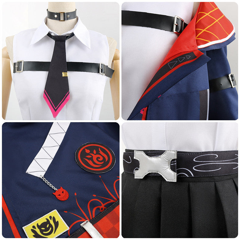 VTuber Nakiri Ayame Cosplay Costume - Anime Outfit Set for Fans - Halloweez