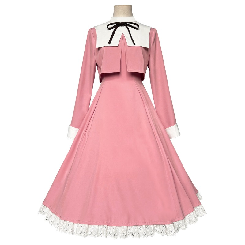 Cardcaptor Sakura Tomoyo Daidouji Pink Dress Cosplay Costume