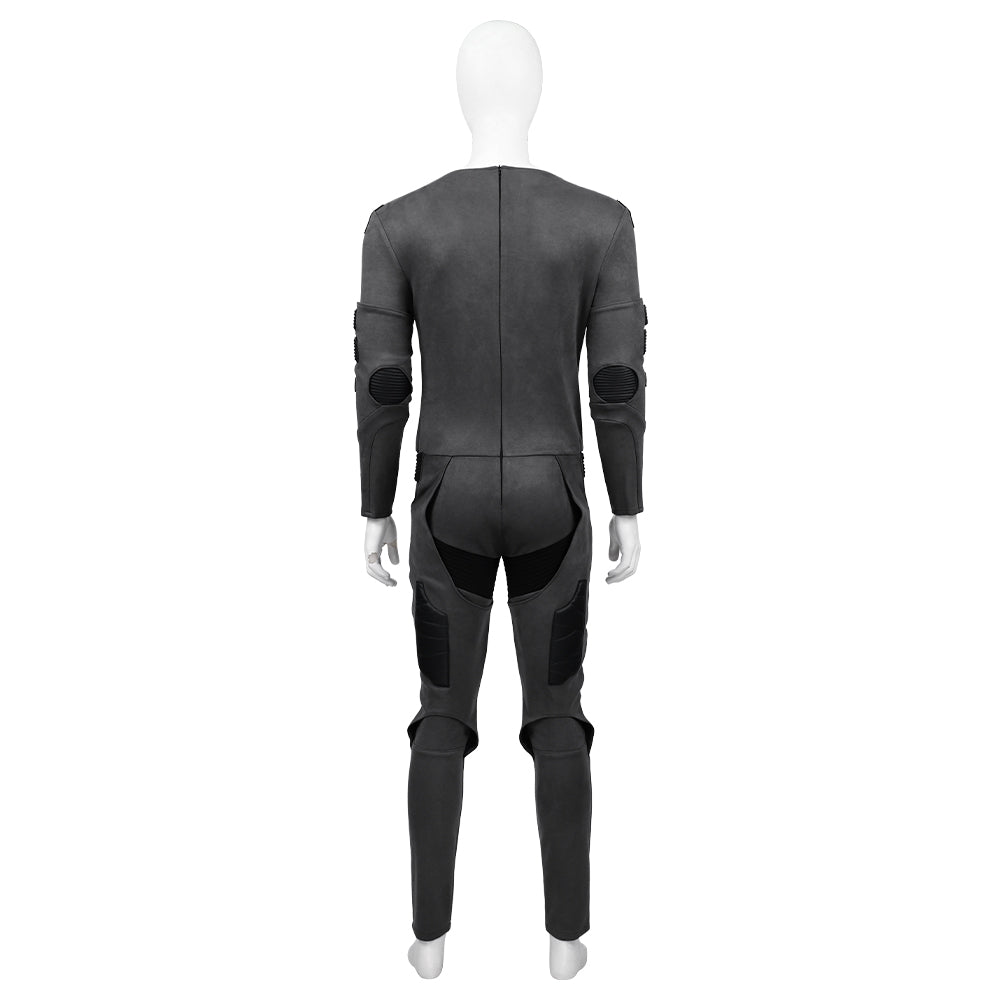 Halloweez Dune Man Cosplay Costume with Jumpsuit, Vest & Accessories
