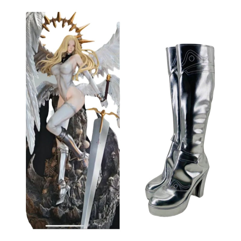 Teresa of the Faint Smile Cos Shoes for 2D Anime Convention Performance - Claymore Anime Cosplay - Halloweez