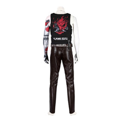 Halloweez Johnny Silverhand Cosplay Vest - Sleeveless Halloween Party Costume